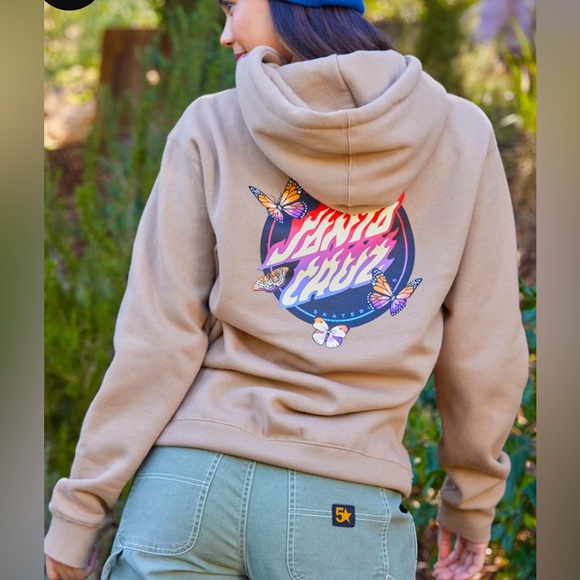 Santa Cruz Flamed Butterfly Hoodie - Picture 3 of 8